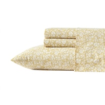 Juego De Sábanas Laura Ashley Heirloom Ditzy Gold Twin Xl De Algodón - Venta Internacional.