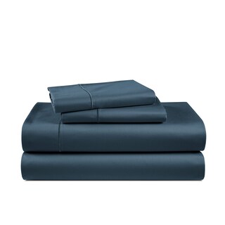 Foto 1 | Foto 1 | Juego De Sábanas Lane Linen Mezclilla Oscura 100% Algodón Egipcio Cal King - Venta Internacional.