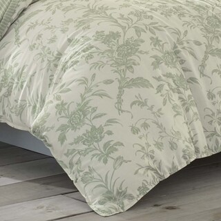 Foto 6 | Foto 6 | Juego De Funda Nórdica Laura Ashley Home Natalie Sage Cotton King - Venta Internacional.
