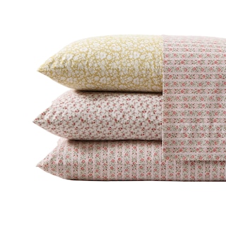 Foto 7 | Foto 7 | Juego De Sábanas Laura Ashley Marta Stripe De Algodón Rosa Percal - Venta Internacional.