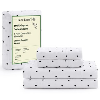 Foto 1 | Foto 1 | Juego De Sábanas Lane Linen Ecológico 100% Algodón Orgánico Tamaño Queen - Venta Internacional.