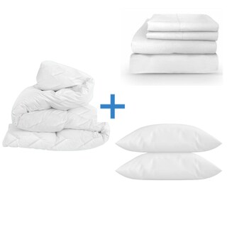 Foto 1 | Foto 1 | Kit de Cama Stefano Zanni Home 3x2 Blanco Matrimonial