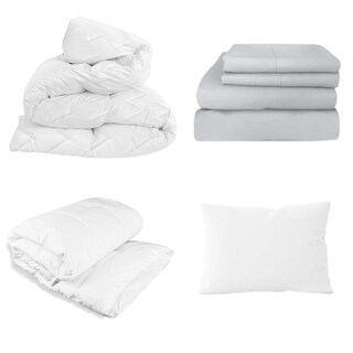 Foto 1 | Foto 1 | Kit de Cama Individual 4 Piezas Gris