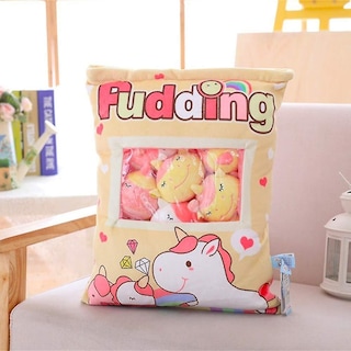 Foto 3 | Foto 3 | Venta Internacional - Almohada Decorativa Con Forma De Animal De Peluche, Pudín, Diseño Rem