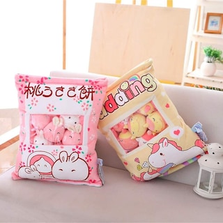 Foto 4 | Foto 4 | Venta Internacional - Almohada Decorativa Con Forma De Animal De Peluche, Pudín, Diseño Rem