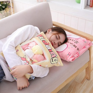 Foto 5 | Foto 5 | Venta Internacional - Almohada Decorativa Con Forma De Animal De Peluche, Pudín, Diseño Rem