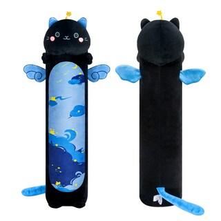 Foto 6 | Foto 6 | Venta Internacional - Almohada Corporal De Felpa Mewaii Long Cat Kawaii Negra 50 Cm/70 Cm/90 Cm