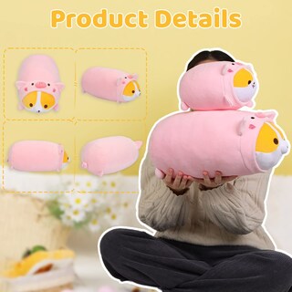 Foto 6 | Foto 6 | Almohada De Felpa Aixini Cute Pig Corgi Piggy Shiba Inu 40 Cm - Venta Internacional.