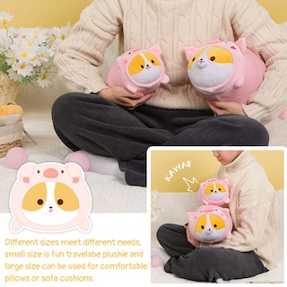 Foto 7 | Foto 7 | Almohada De Felpa Aixini Cute Pig Corgi Piggy Shiba Inu 40 Cm - Venta Internacional.