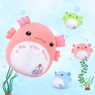 Foto 2 | Foto 2 | Almohada De Peluche Tezituor Axolotl De 16 Pulgadas Con 3 Axolotls Para Bebés - Venta Internacional.