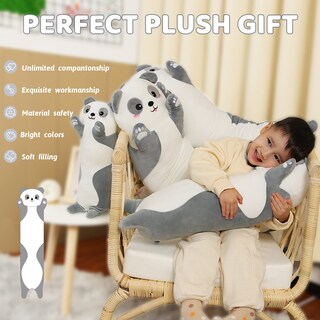 Foto 5 | Foto 5 | Almohada De Peluche Aixini Long Panda Para Niños De 70 Cm - Venta Internacional.