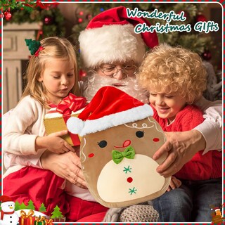 Foto 4 | Foto 4 | Almohada De Felpa Bstaofy Christmas Gingerbread Man 30 Cm - Venta Internacional.