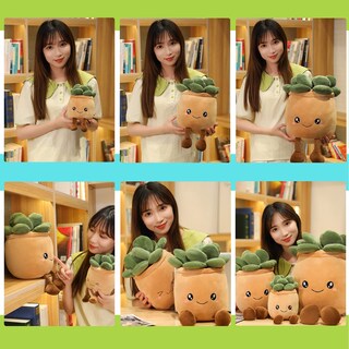 Foto 5 | Foto 5 | Almohada De Peluche Sqeqe Con Forma De Animales De Peluche Y Suculentas, 24 Cm - Venta Internacional.