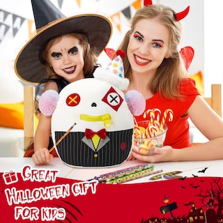 Foto 3 | Foto 3 | Almohada De Felpa Athoinsu Zombie Cat De 30 Cm, Regalo De Halloween Para Niños - Venta Internacional.