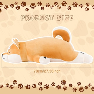Foto 2 | Foto 2 | Peluche Queekay Shiba Inu Dog De 70 Cm Con Almohada Y Algodón Pp - Venta Internacional.