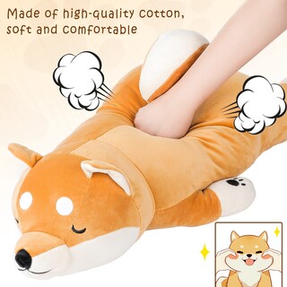 Foto 3 | Foto 3 | Peluche Queekay Shiba Inu Dog De 70 Cm Con Almohada Y Algodón Pp - Venta Internacional.