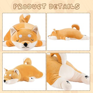 Foto 5 | Foto 5 | Peluche Queekay Shiba Inu Dog De 70 Cm Con Almohada Y Algodón Pp - Venta Internacional.