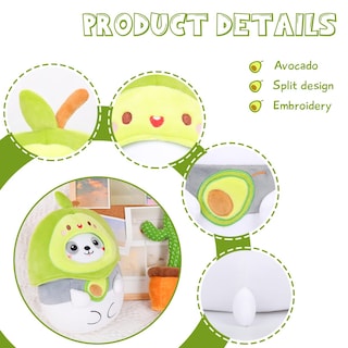 Foto 2 | Foto 2 | Cojín De Peluche Aixini Con Bonito Conejo Fresa De 25 Cm, Diseño De Anime - Venta Internacional.