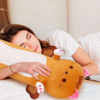 Foto 3 | Foto 3 | Almohada De Felpa Kmuysl Con Forma De Gato Largo, 28 Cm, Suave Peluche - Venta Internacional.