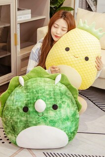 Foto 3 | Foto 3 | Peluche Squishmallow Triceratops, 20 Cm, Color Verde - Venta Internacional.