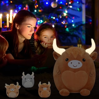 Foto 5 | Foto 5 | Almohada Plush Toys Con Forma De Vaca Y Mamá Con 3 Bebés, Peluche De 35 Cm - Venta Internacional.