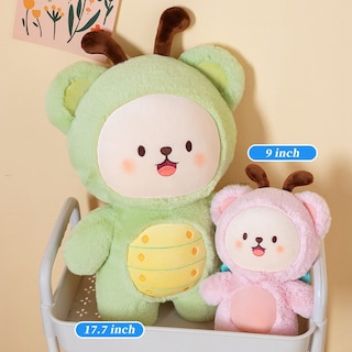 Foto 4 | Foto 4 | Almohada De Peluche Con Forma De Melocotón Y Abeja, 23 Cm, De Regalo Para Niños - Venta Internacional.
