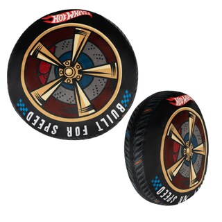 Foto 1 | Foto 1 | Cojín Decorativo Franco Hot Wheels Redondo De 14 Cm - Venta Internacional.