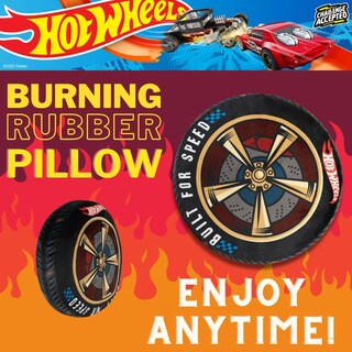 Foto 2 | Foto 2 | Cojín Decorativo Franco Hot Wheels Redondo De 14 Cm - Venta Internacional.