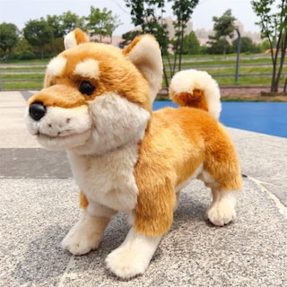 Foto 2 | Foto 2 | Almohada De Peluche Tammyflyfly Shiba Inu Corgi De 30 Cm, Color Marrón - Venta Internacional.