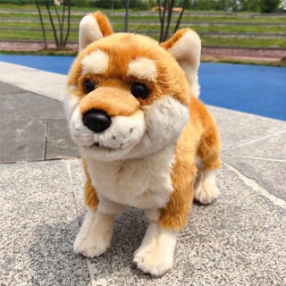 Foto 3 | Foto 3 | Almohada De Peluche Tammyflyfly Shiba Inu Corgi De 30 Cm, Color Marrón - Venta Internacional.