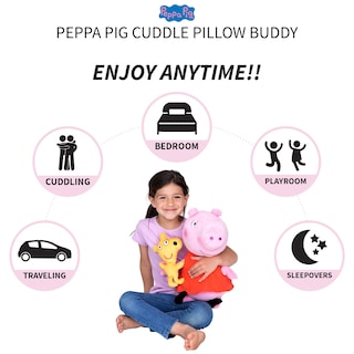 Foto 3 | Foto 3 | Cuddle Pillow Buddy Franco Peppa Pig Con Ropa De Cama Infantil Teddy - Venta Internacional.