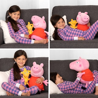 Foto 5 | Foto 5 | Cuddle Pillow Buddy Franco Peppa Pig Con Ropa De Cama Infantil Teddy - Venta Internacional.