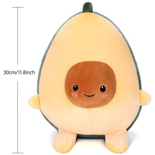 Foto 4 | Foto 4 | Almohada De Peluche Snowolf De Peluche Con Forma De Aguacate, 30 Cm - Venta Internacional.