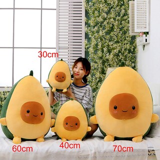 Foto 7 | Foto 7 | Almohada De Peluche Snowolf De Peluche Con Forma De Aguacate, 30 Cm - Venta Internacional.