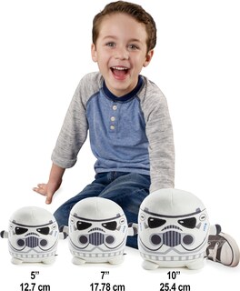 Foto 2 | Foto 2 | Peluche Stormtrooper Cuutopia Star Wars De 25 Cm, Color Mate - Venta Internacional.