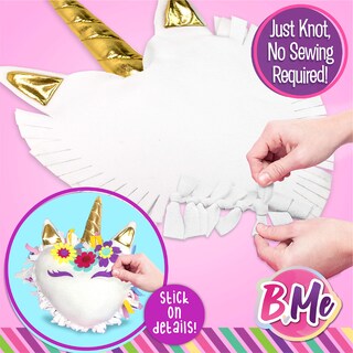 Foto 2 | Foto 2 | Kit De Almohadas Diy Con Forma De Unicornio B Me, Sin Coser, Haz Tu Propia Almohada Para Mayores De - Venta Internacional.