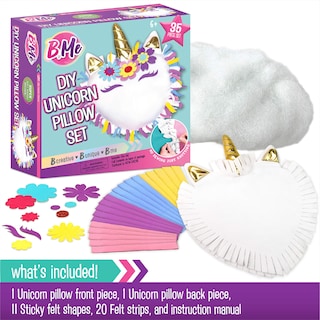 Foto 7 | Foto 7 | Kit De Almohadas Diy Con Forma De Unicornio B Me, Sin Coser, Haz Tu Propia Almohada Para Mayores De - Venta Internacional.