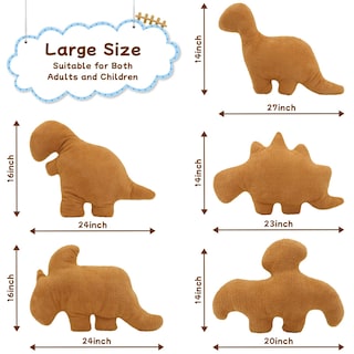Foto 3 | Foto 3 | Peluche Tezituor Dino Chicken Nugget T-rex 60 X 40 Cm Para Niños - Venta Internacional.