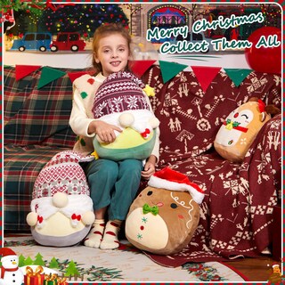 Foto 3 | Foto 3 | Almohada De Felpa Wewill Christmas Gnome De 30 Cm Para Niños Pequeños - Venta Internacional.