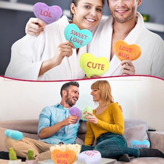 Foto 3 | Foto 3 | Decoración De Felpa Con Corazones De Conversación Para El Día De San Valentín, 16 Unidades - Venta Internacional.