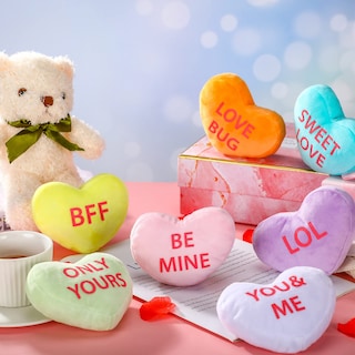 Foto 4 | Foto 4 | Decoración De Felpa Con Corazones De Conversación Para El Día De San Valentín, 16 Unidades - Venta Internacional.