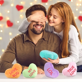 Foto 5 | Foto 5 | Decoración De Felpa Con Corazones De Conversación Para El Día De San Valentín, 16 Unidades - Venta Internacional.