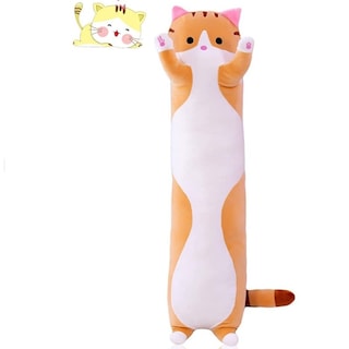 Foto 1 | Foto 1 | Almohada De Peluche Para Gatos De 70 Cm, 50 Cm, 90 Cm, Marrón Y Gris - Venta Internacional.