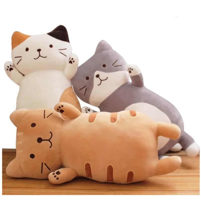 Peluche Almohada Peluches En Forma De Gato Peluche Gato Forma