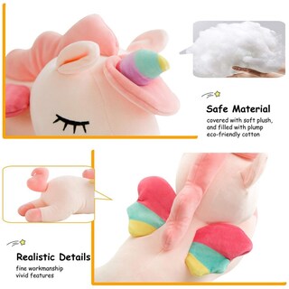 Foto 3 | Foto 3 | Cojín De Peluche Con Forma De Unicornio De 40 Cm Para Niños Y Niñas - Venta Internacional.