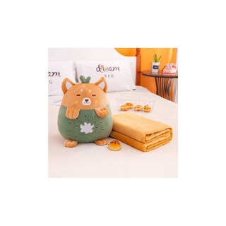 Foto 1 | Foto 1 | Almohadas Cálidas De Felpa Con Manta Kiwis De 35 Cm De Altura Y 28 Cm De Ancho - Venta Internacional.