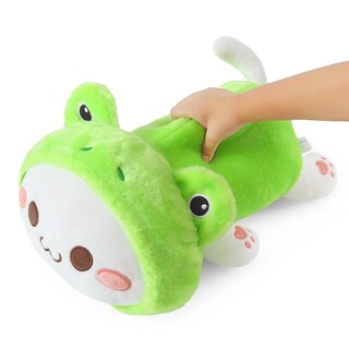 Foto 7 | Foto 7 | Peluche Onsoyours, Bonito Animal De Peluche Con Forma De Rana Y Gatito, 20 Cm - Venta Internacional.