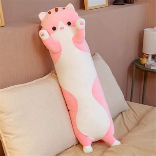 Foto 5 | Foto 5 | Muñeca De Peluche Con Forma De Gato Shangman, Adorable Gatito De Peluche Con Dibujos Animados, 150 Cm - Venta Internacional.