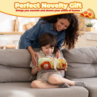 Foto 3 | Foto 3 | Manta Hdfk Para Pizza, Forro Polar, Realista, Para Comida, Divertido Regalo - Venta Internacional.