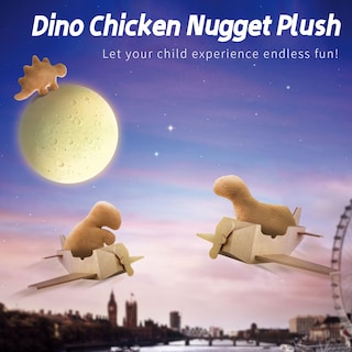 Foto 3 | Foto 3 | Peluche De Peluche Tvvpgg Con Forma De Pepitas De Dinosaurio, 58 Cm - Venta Internacional.